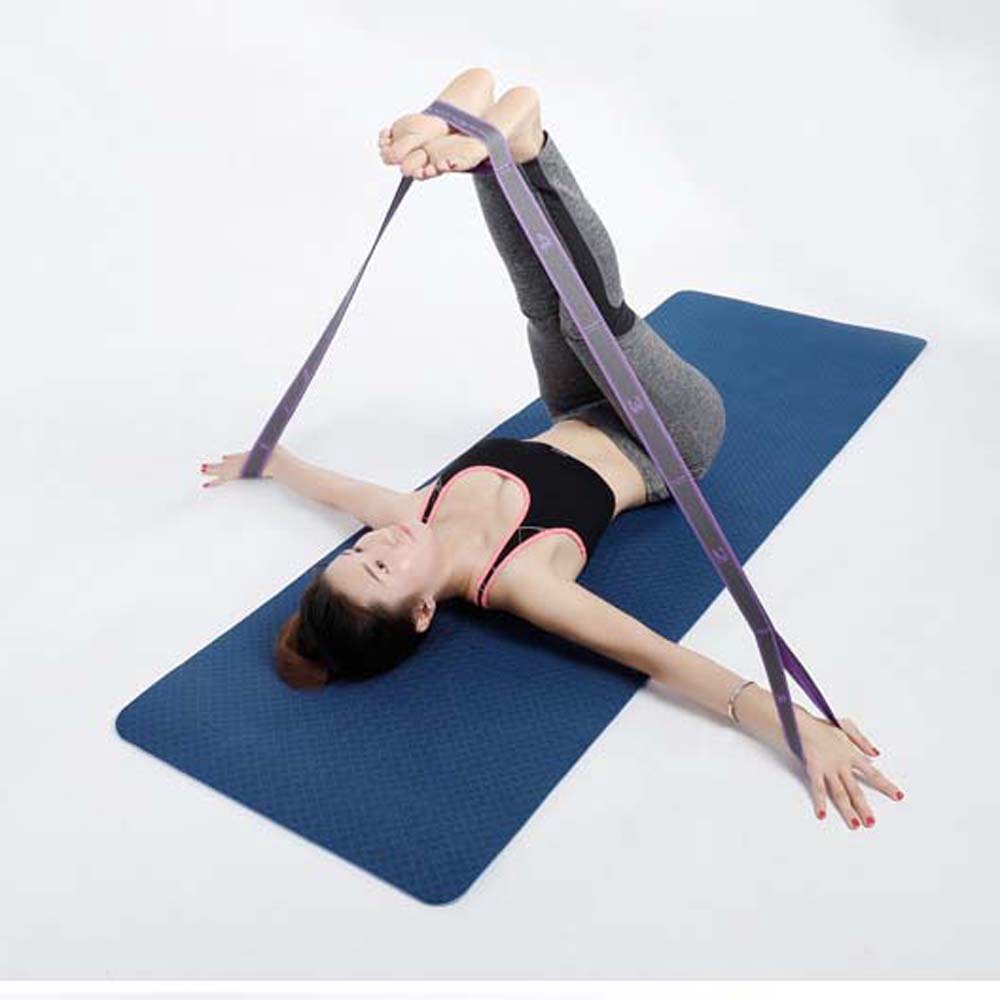 Dây kháng lực hỗ trợ tập yoga co giãn tiện dụng