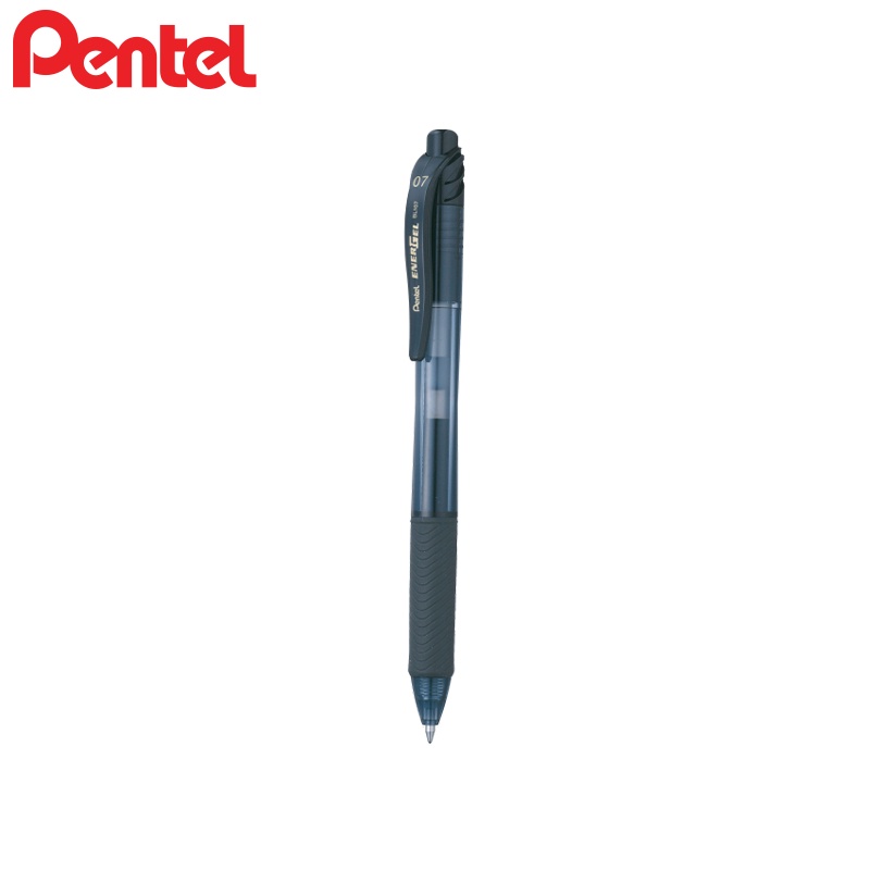 Bút gel Pentel dạng bấm, viết mực nước Pentel energel nét bút 0.5/ 0.7/ 1.0 mm màu mực xanh/ đỏ/ đen