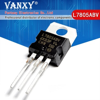 Bộ 5 linh kiện điện tử L7805ABV TO-220 L7805 5V TO-220 7805ABV TO220-3
