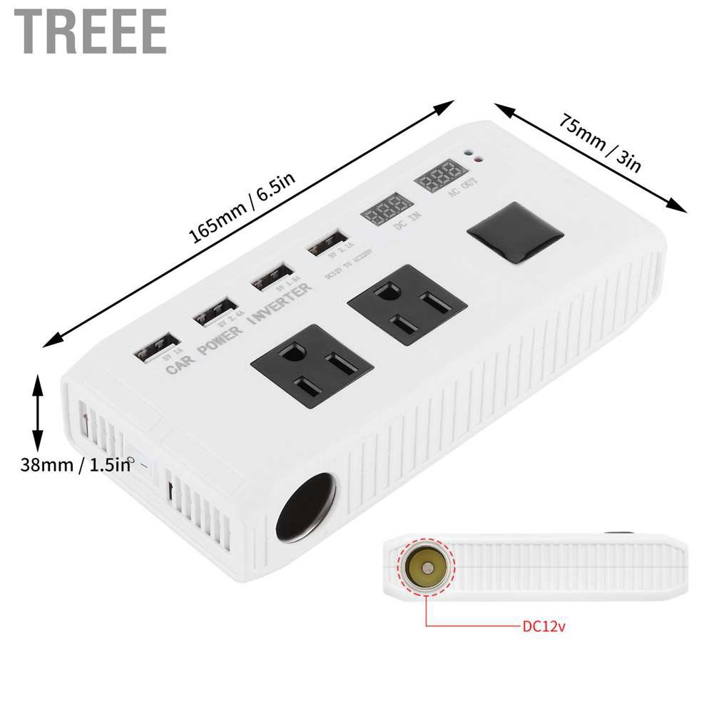 Bộ Biến Áp Treee 2000w Dc 12v Sang Ac 220v 220v