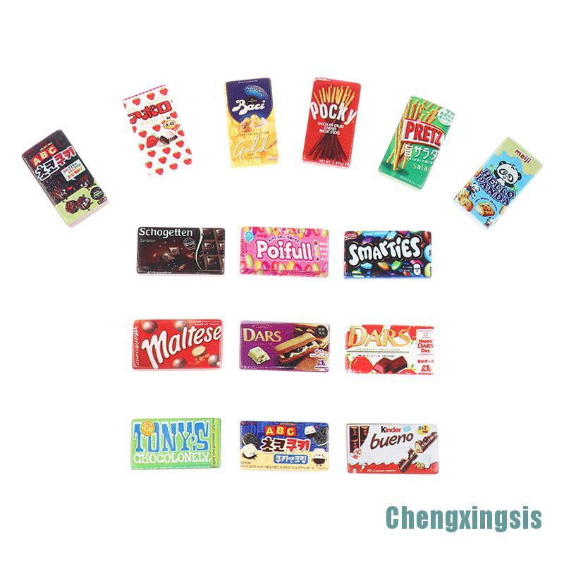 Bộ 10 Mô Hình Đồ Ăn Vặt Mini Bằng Nhựa Dùng Để Trang Trí Búp Bê