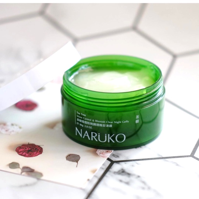 Mặt nạ ngủ Naruko Tea Tree Shine Control Blemish Clear Night Gelly [ĐẠI LÝ PHÂN PHỐI CHÍNH THỨC]