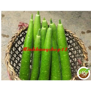 20 Hạt Giống Bầu Sao Qủa Dài Tặng Kèm Kích Mầm Và Hướng Dẫn Ươm Trồng