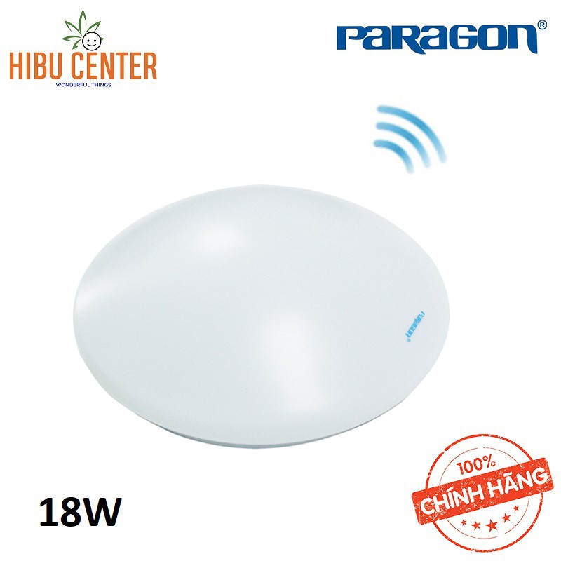 Đèn LED Ốp Trần Cảm Biến Paragon (PLCA Series) – 12W/ 18W - Ánh Sáng Vàng/ Trung Tính/ Trắng. Hàng Chính Hãng HIBUCENTER