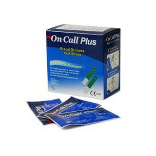 TEST THỬ ĐƯỜNG HUYẾT ON CALL PLUSS dạng vỉ hộp 25 que