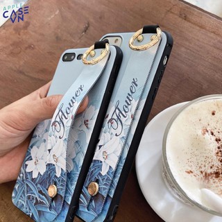 [ FREESHIP TỪ 50K TOÀN QUỐC ] Ốp lưng Iphone Flower nền sáng + đai