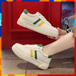 [HÀNG CAO CẤP] Giầy thể thao nữ Sneakers，Giày Shell Toe trắng (A001)