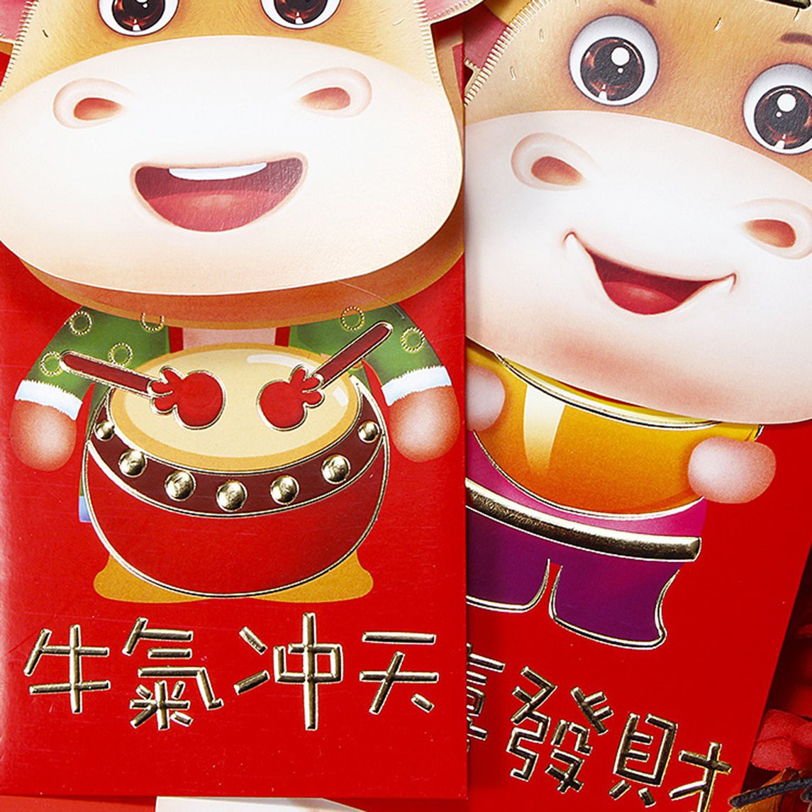 Bộ 3 Bao Lì Xì Năm Mới Họa Tiết Hoạt Hình Xinh Xắn