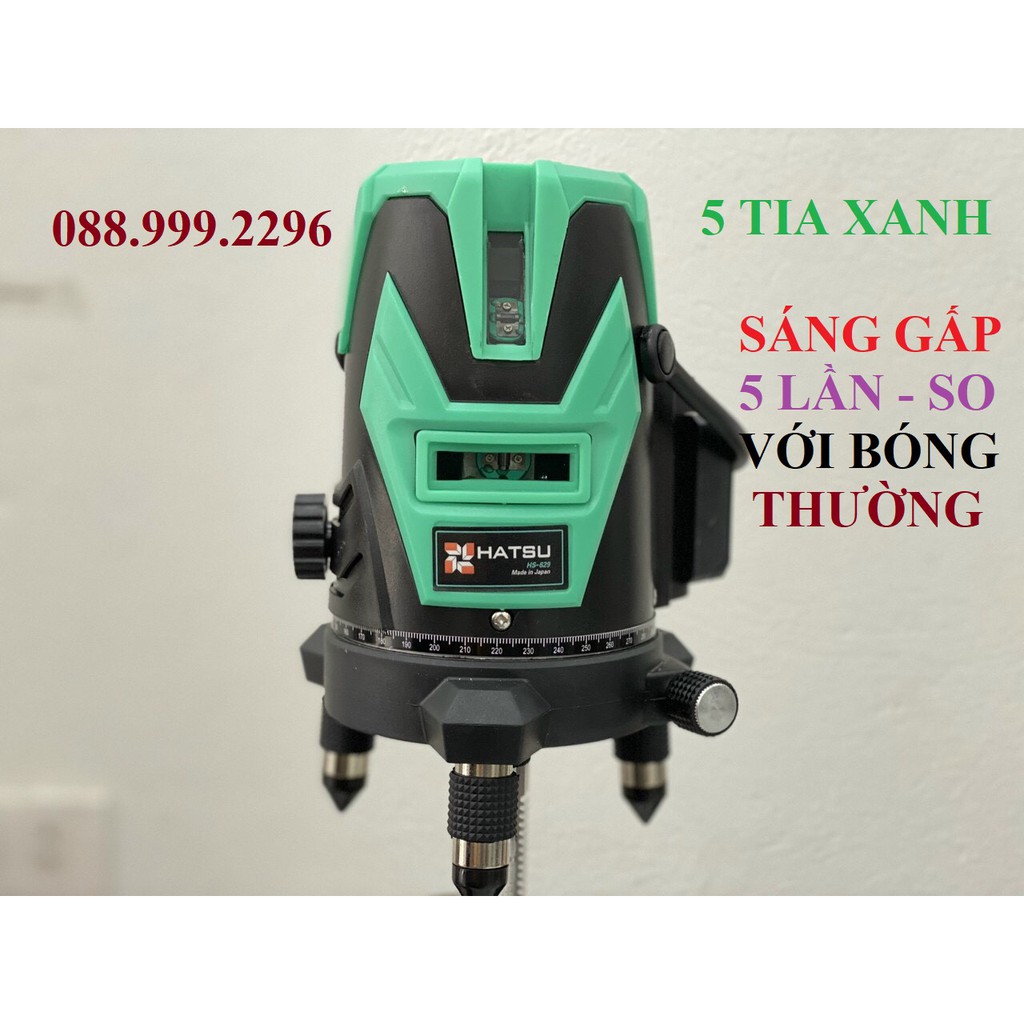 Máy cân bằng laze xanh 5 tia siêu sáng