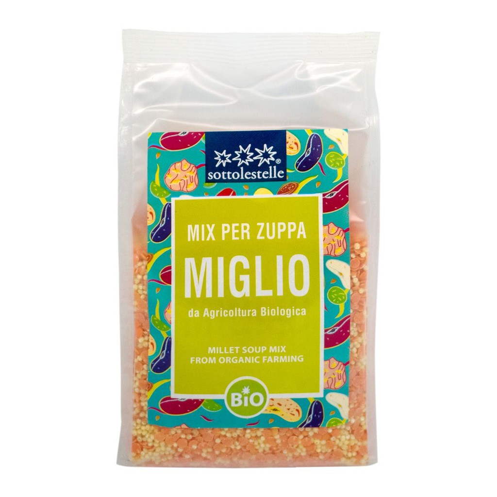 Hạt kê mix đậu lăng đỏ hữu cơ 400g Organic Millet mix Lentils