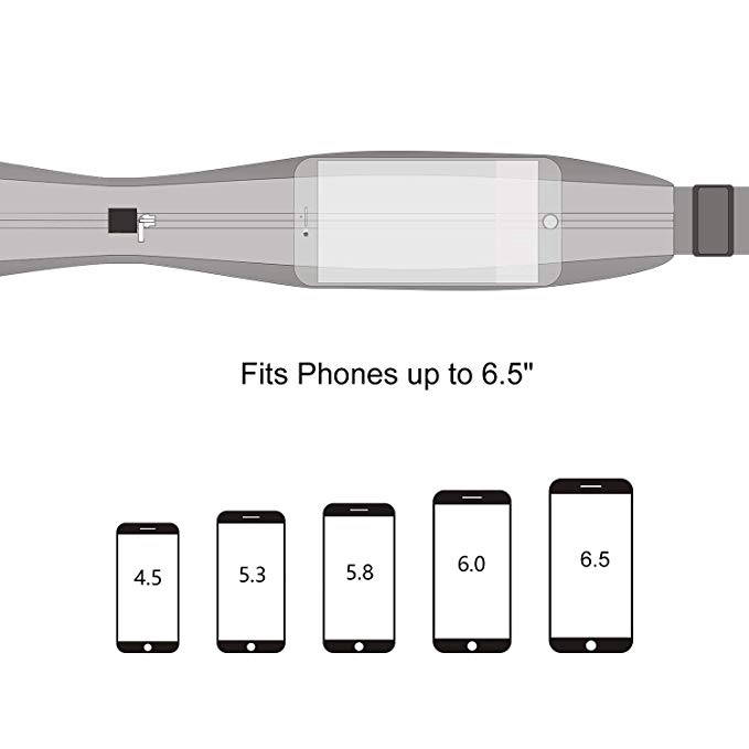 Túi đeo hông mini dành cho người thích tập thể thao với màu sắc tùy chọn