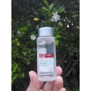 Nước tẩy trang Crystal Micellar Water L'Oreal Paris 30ml - dành cho Da Dầu