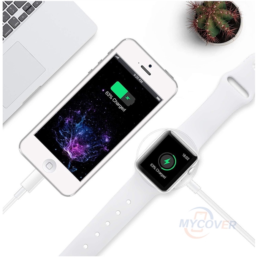 Watch Fast Charger Cable Wireless for Apple iWatch Series 5 4 3 2 1 Portable USB Phone 2 in 1 Cables iPhone X Xs 11 Max