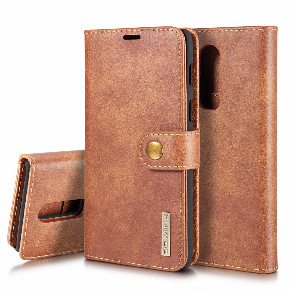 Lovely wallet-style leather case for OnePlus 6