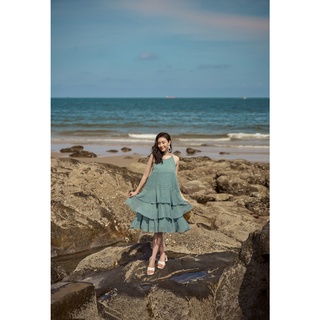 OLV - Đầm Mallard Halter Maxi