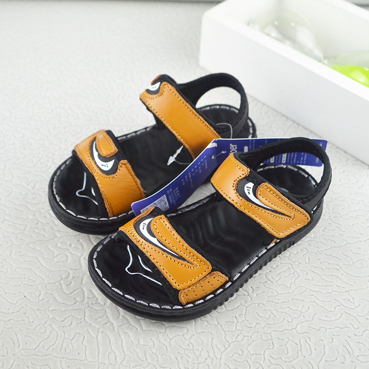 sandal bé trai size 26-30 da bò