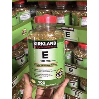 Viên uống Vitamin E Kirkland 500 viên của MỸ