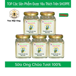 Sữa Ong Chúa  Nguyên chất 100% Loại 500gr ( Kèm Cọ Và Thìa Gỗ ) - [ FREESHIP ]