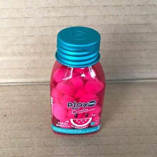 Hũ Kẹo Ngậm Thơm Mát PlayMore Dưa Hấu 22g