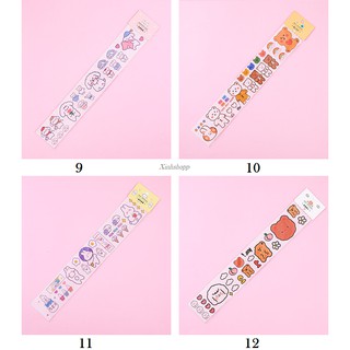 Sticker Trang Trí 39x6,5cm Gấu Thỏ (Hết Mẫu 1,2,3,4)