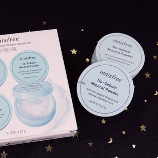 Phấn phủ bột kiềm dầu Hàn Quốc Innisfree 5g
