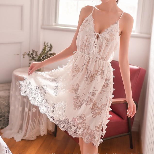 Váy ngủ sexy váy ngủ ren cao cấp AM160VN06 🎁️FREESHIP 50k🎁️ đồ ngủ bigsize tới 60kg | BigBuy360 - bigbuy360.vn