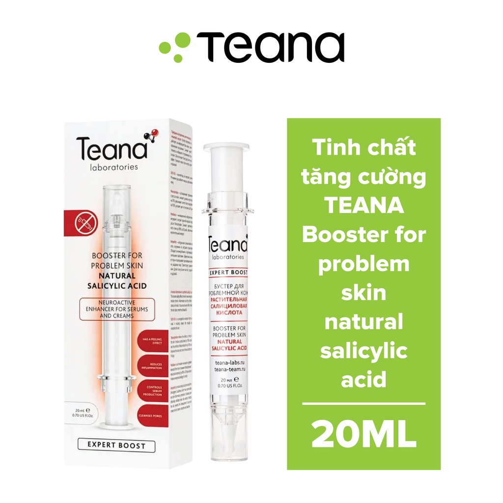 Combo Teana thu nhỏ lỗ chân lông, loại bỏ mụn đầu đen