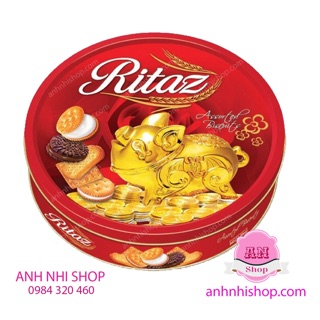 BÁNH QUY RITAZ HỖN HỢP HỘP THIẾC 340G