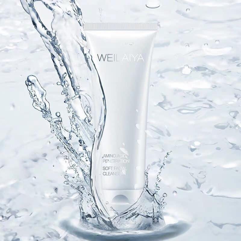 SỮA RỬA MẶT LÀM SẠCH SÂU CHIẾT XUẤT RAU MÁ WEILAYA AMINO ACID PENETRATION SOFT FACIAL CLEANSER | BigBuy360 - bigbuy360.vn