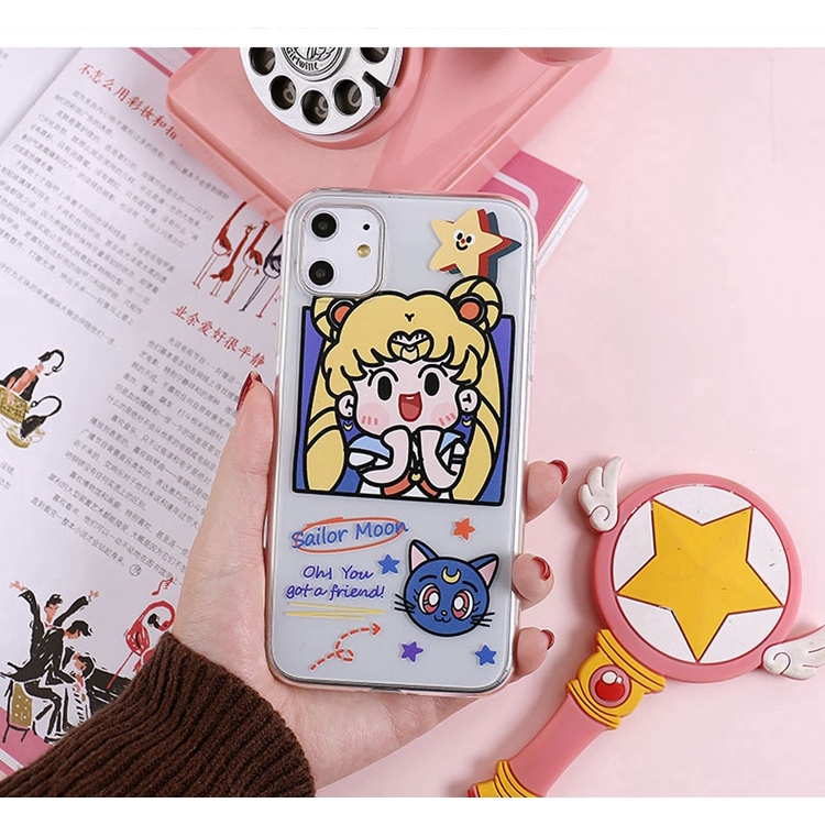 Ốp điện thoại mềm họa tiết hoạt hình cho iPhone 11 pro max 5 5S 6 6S 7 8 Plus X XS XR XS Max SE | BigBuy360 - bigbuy360.vn