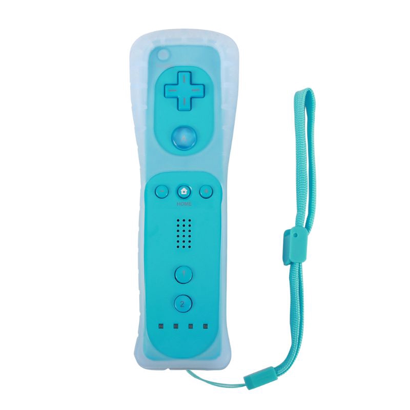 Tay cầm chơi game điều khiển từ xa không dây có vỏ bọc silicon chất lượng cao cho Wii