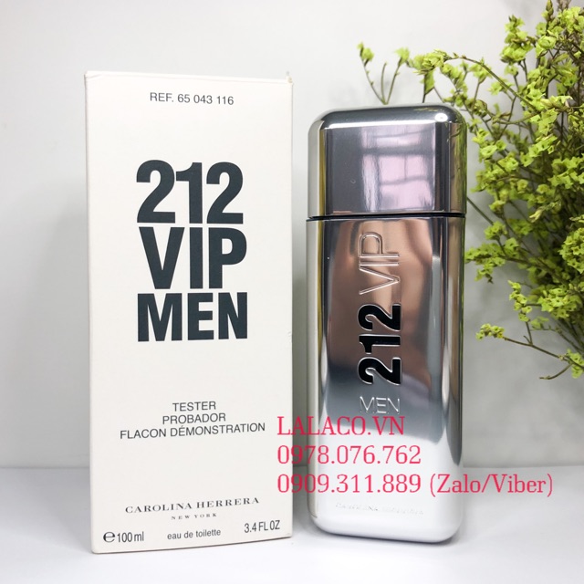 [Tester] Nước hoa Nam Carolina Herrera 212 VIP Men EDT 100ml