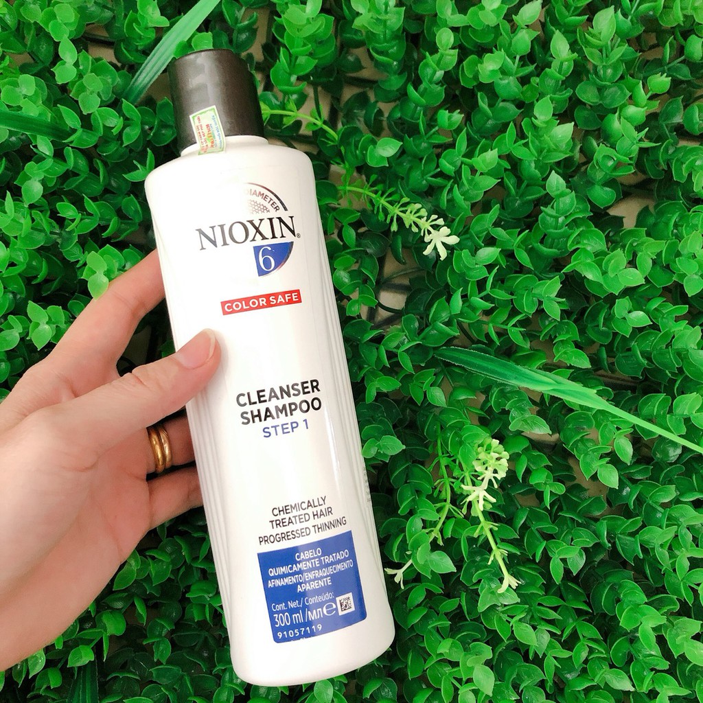 [Nioxin chính hãng] [300ml] Dầu gội Nioxin 6 chống rụng, mọc tóc USA