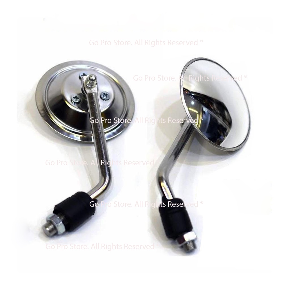 Kính Chiếu Hậu TRÒN CẦU LỒI MINI Inox - T10