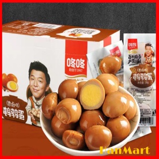 Trứng cút muối hộp 20 vỉ