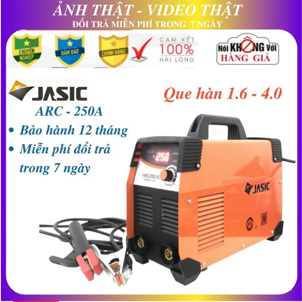 Máy hàn điện tử JASIC 250A Chuyên HÀN Kéo Que 3,2mm BẢO HÀNH 12 Tháng