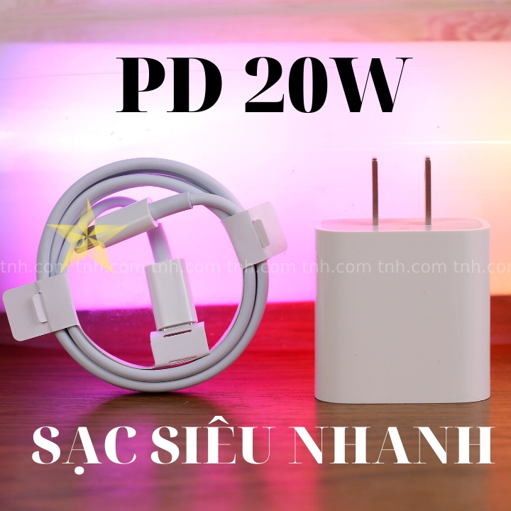 Bộ sạc nhanh 20W cao cấp sử dụng các dòng ĐT chân sạc