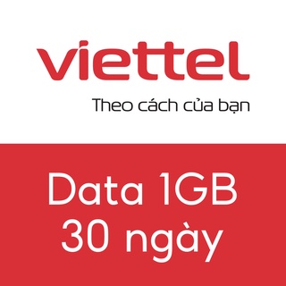 Mua gói Data Viettel 1GB, 30 ngày