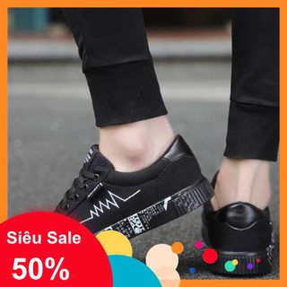 Giày Nam hình nhịp tim lịch lãm.