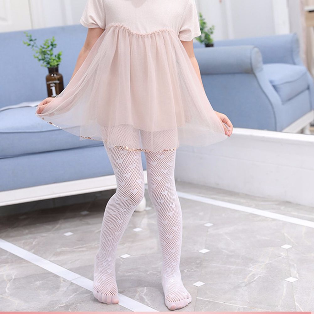 Quần tất lưới ren co giãn phong cách lolita Nhật Bản ngọt ngào thời trang dành cho bé gái