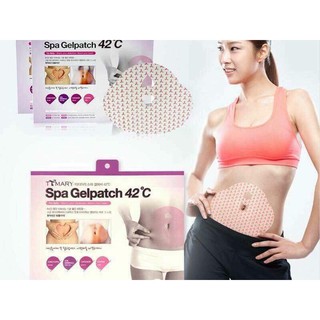 Miếng dán tan mỡ bụng Spa Gel Patch 42°C (hộp gồm 5 miếng)