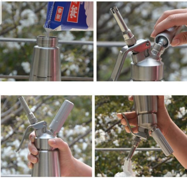 Bình Xịt Kem Tươi, Bình Xịt Kem Tươi Whipper Cream 500ml