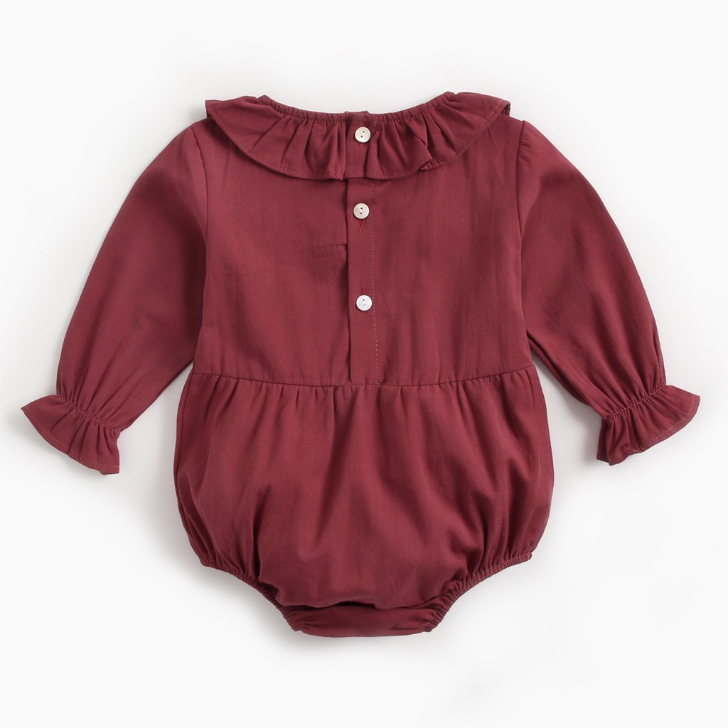 Đồ liền thân dài tay Sanlutoz thời trang ngọt ngào cho bé gái