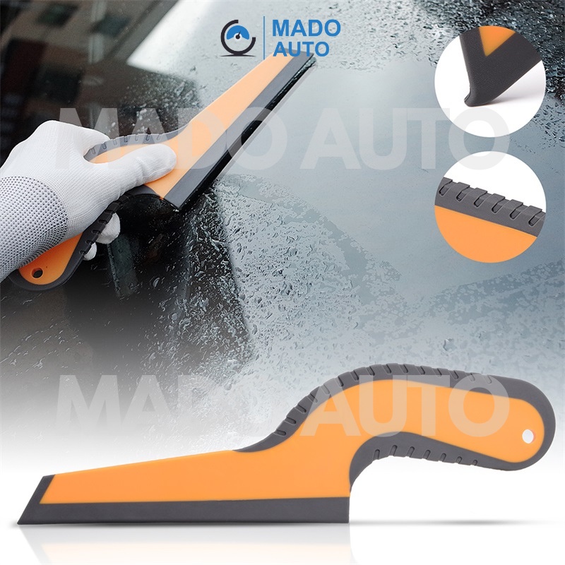 Gạt nhựa dán Film Phim cách nhiệt kính xe ô tô tay cầm ngang, lưỡi cao su MADO F49 Squeegee