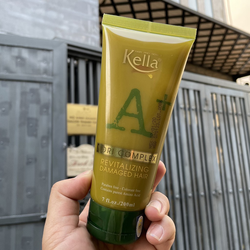 Kem xả khô cho tóc hư tổn Kella A+ Nori Complex Revitalizing Damaged Hair 200ml