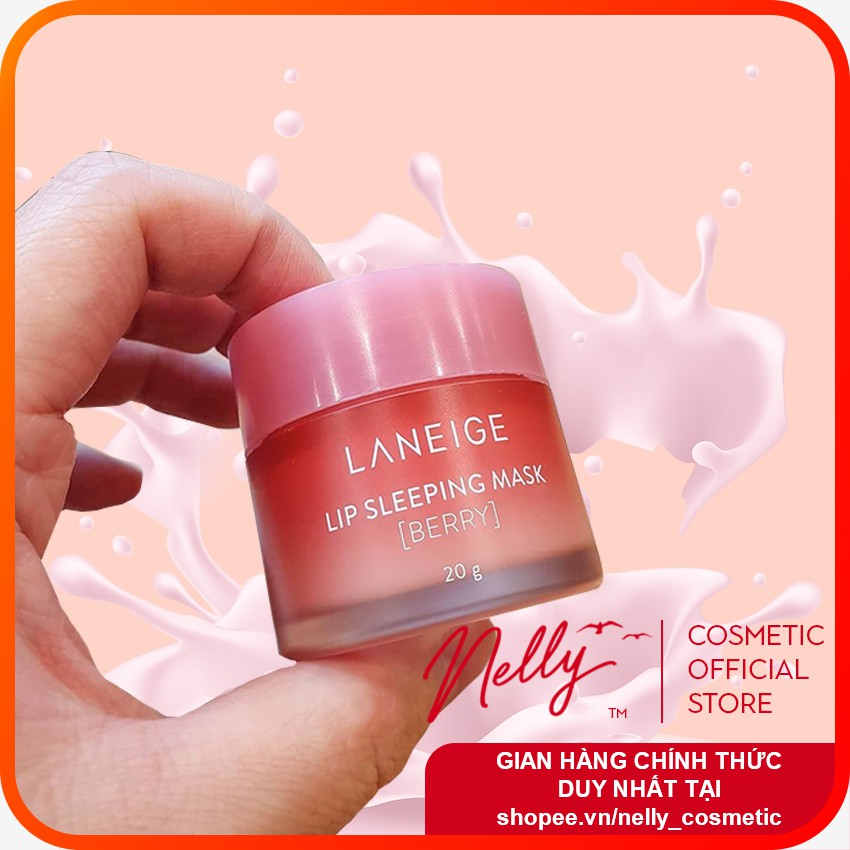 (❤️ SIÊU HOT, SIÊU KHUYẾN MÃI  ❤️) Mặt nạ ngủ cho môi Laneige 20g Lip Sleeping Mask, Mặt nạ ngủ môi Laneige Berry hàn qu