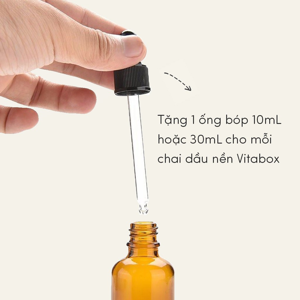 Dầu Argan hữu cơ ép lạnh VITABOX 100% thiên nhiên nguyên chất - Organic Carrier Oil