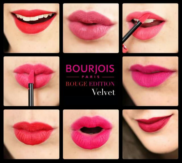 Son Bourjois Rouge Edition Velvet Frambourjoise.....trước là 15 màu nhưng hiện tại lên đến 17 màu 

.