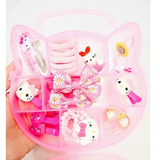 Hộp phụ kiện kitty dễ thương cho bé yêu
