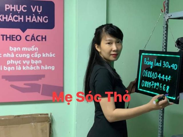 Bảng led viết tay huỳnh quang 30x40cm